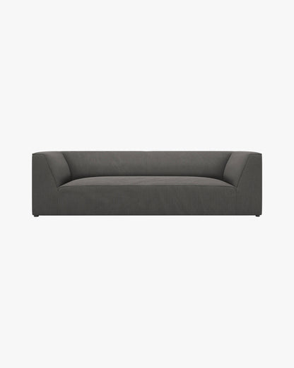 Ruby sofa (232 cm) – Štruks (Scala) – Tamno siva