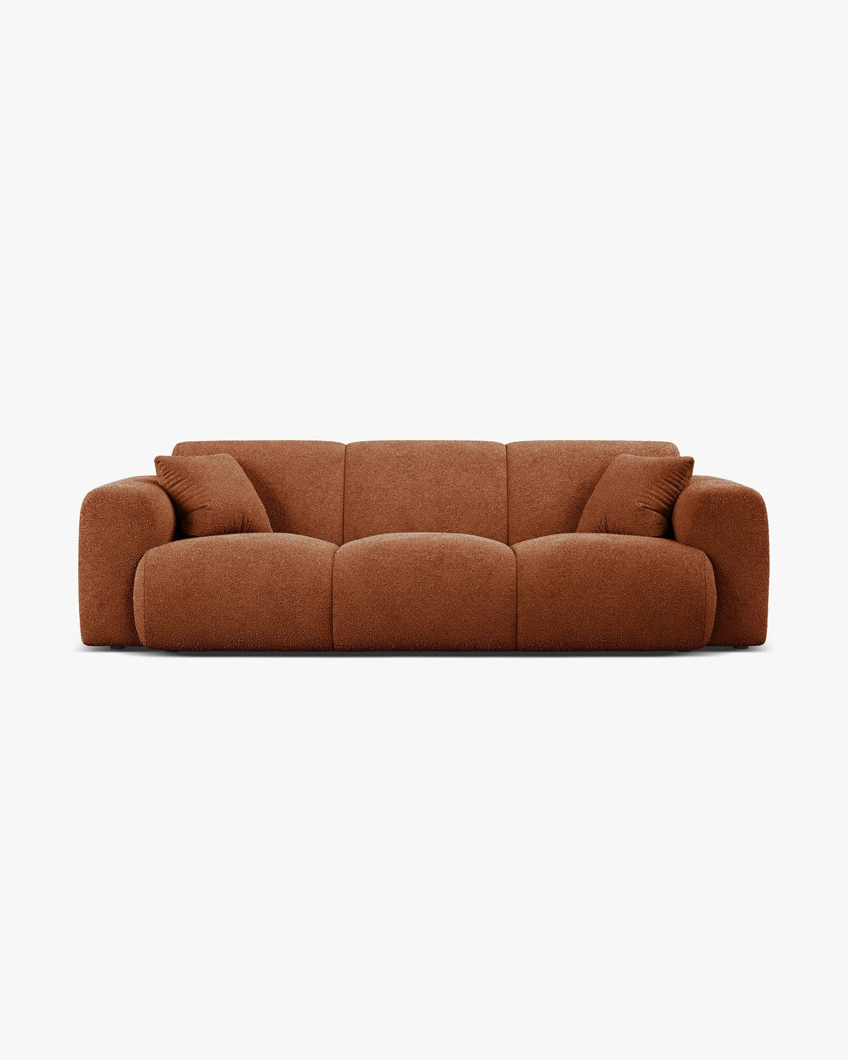 Molino sofa (235 cm) – Buklé (Baloo) – Terakota