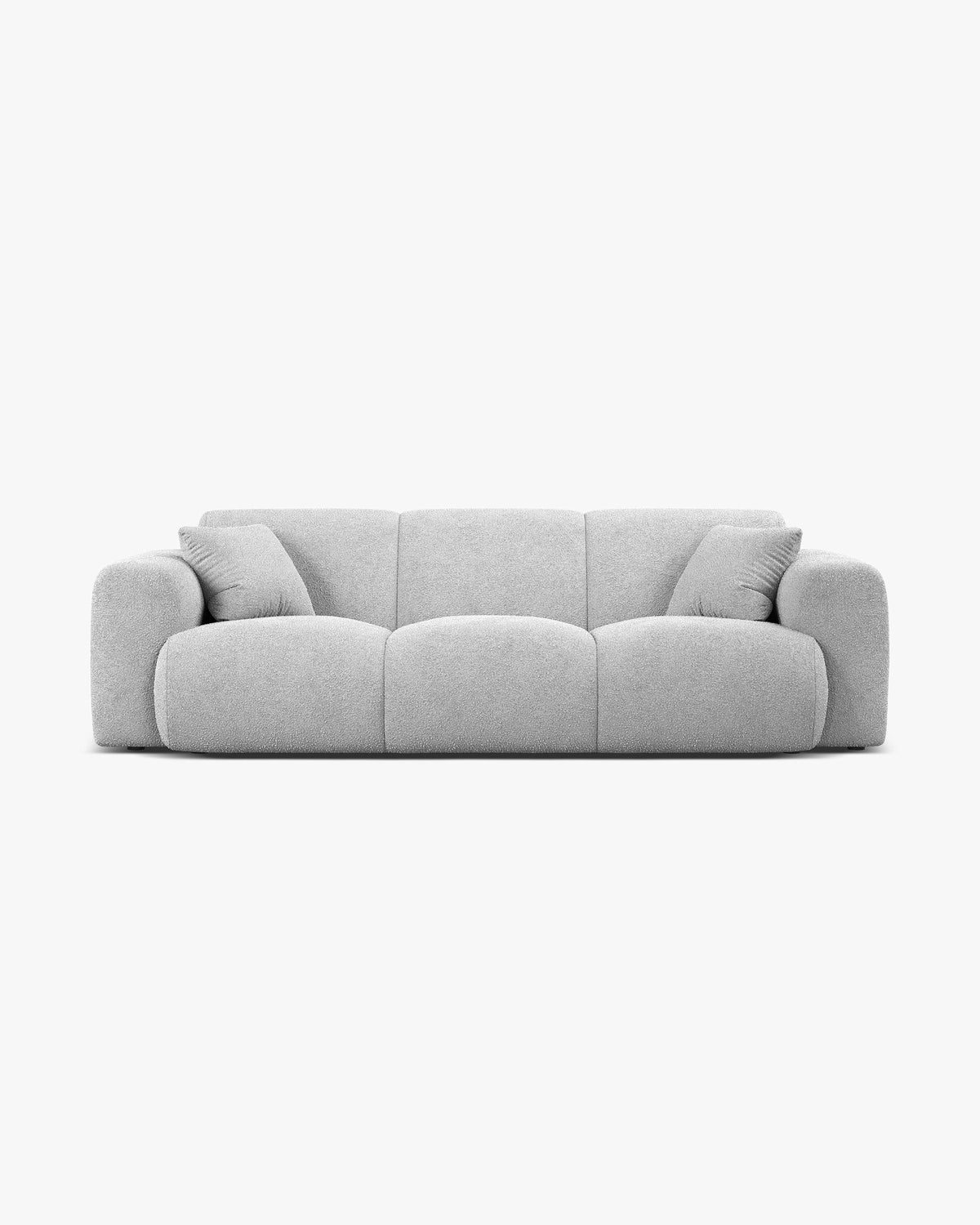 Molino sofa (235 cm) – Buklé (Baloo) – Svijetlo siva