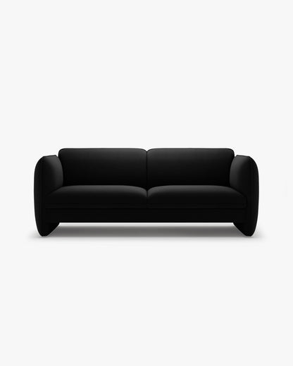 Georgia sofa – Velvet (Magic Velvet) – Crna