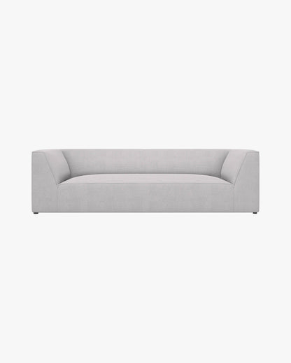 Ruby sofa (232 cm) – Strukturirana tkanina (Ottawa) – Svijetlo siva