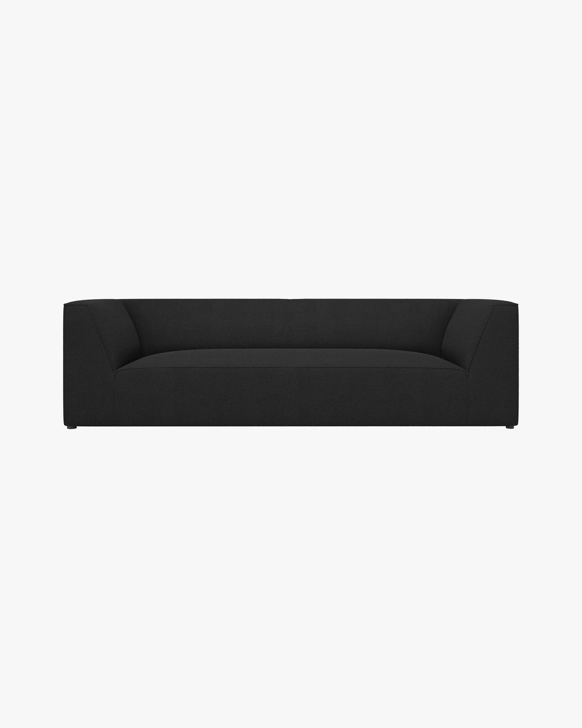 Ruby sofa (232 cm) – Strukturirana tkanina (Ottawa) – Crna