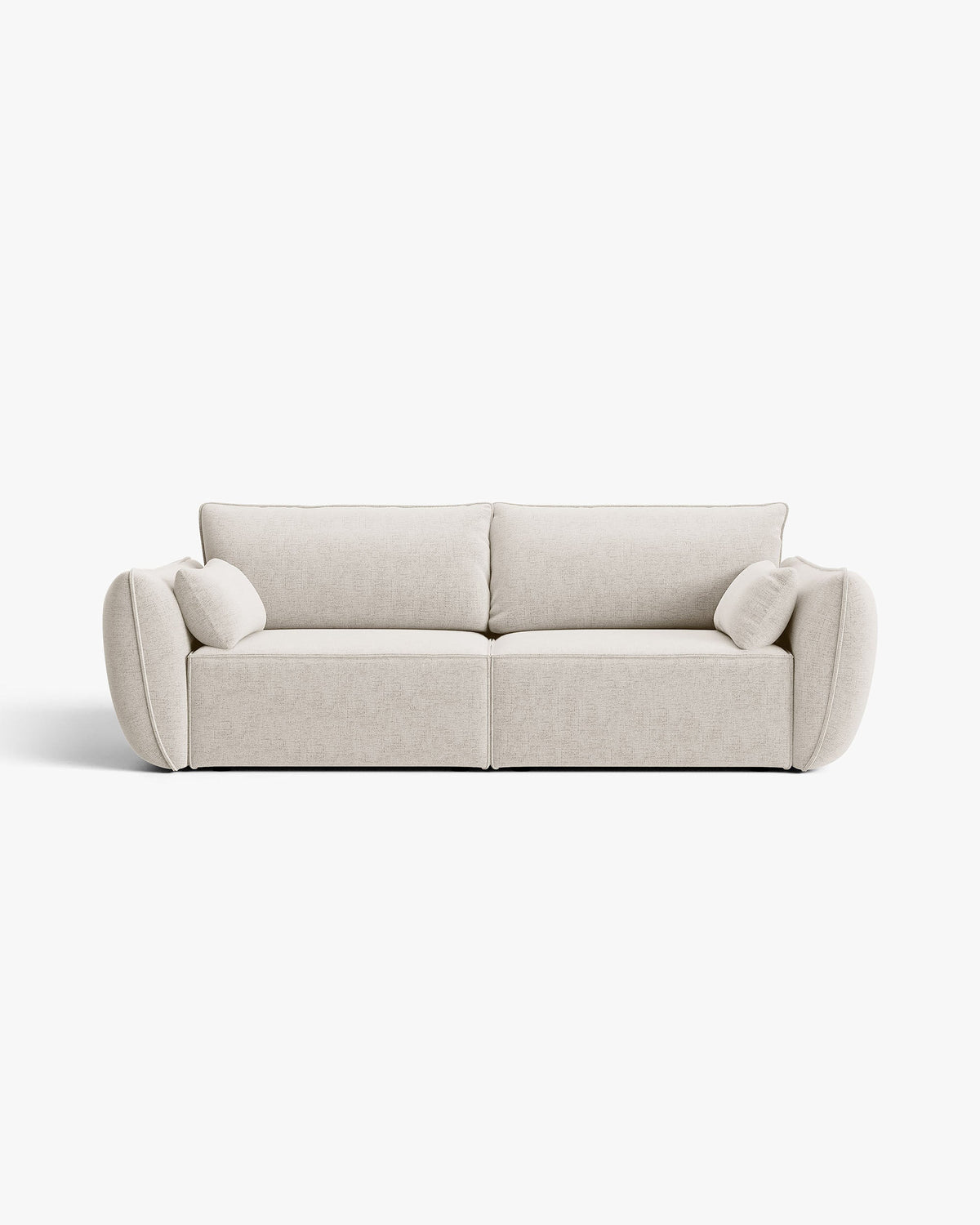 Kaelle sofa – Strukturirana tkanina (Moly) – Svijetlo bež