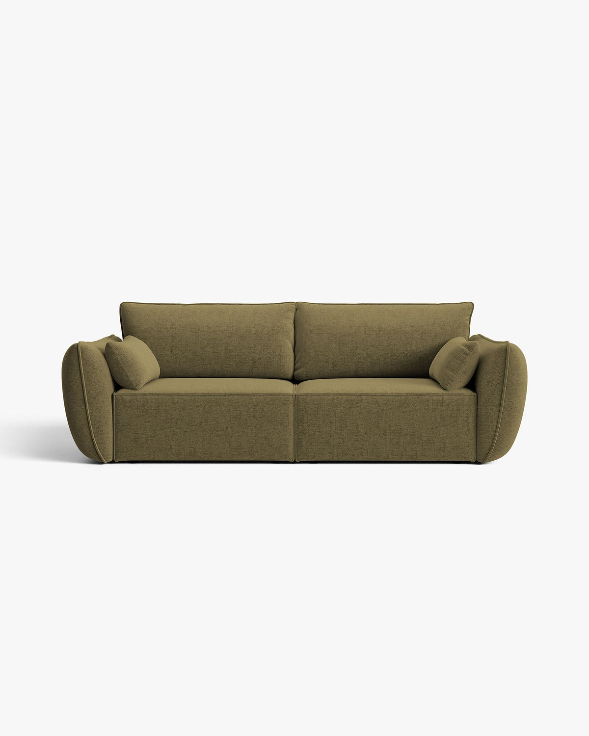 Kaelle sofa – Strukturirana tkanina (Moly) – Zelena