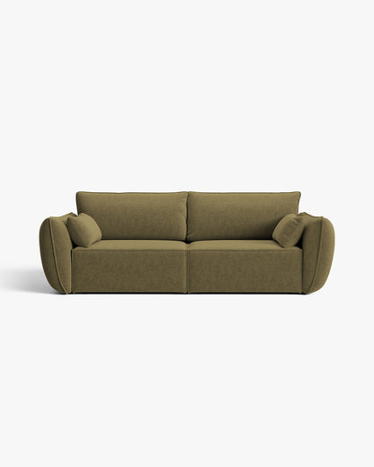 Kaelle sofa – Strukturirana tkanina (Moly) – Zelena