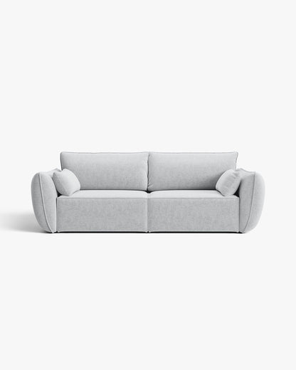 Kaelle sofa – Strukturirana tkanina (Moly) – Svijetlo siva