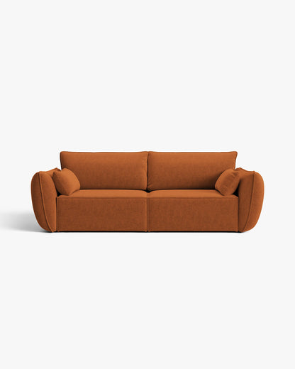 Kaelle sofa – Strukturirana tkanina (Moly) – Cigla