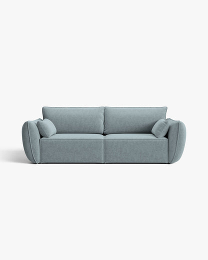 Kaelle sofa – Strukturirana tkanina (Moly) – Svijetlo plava