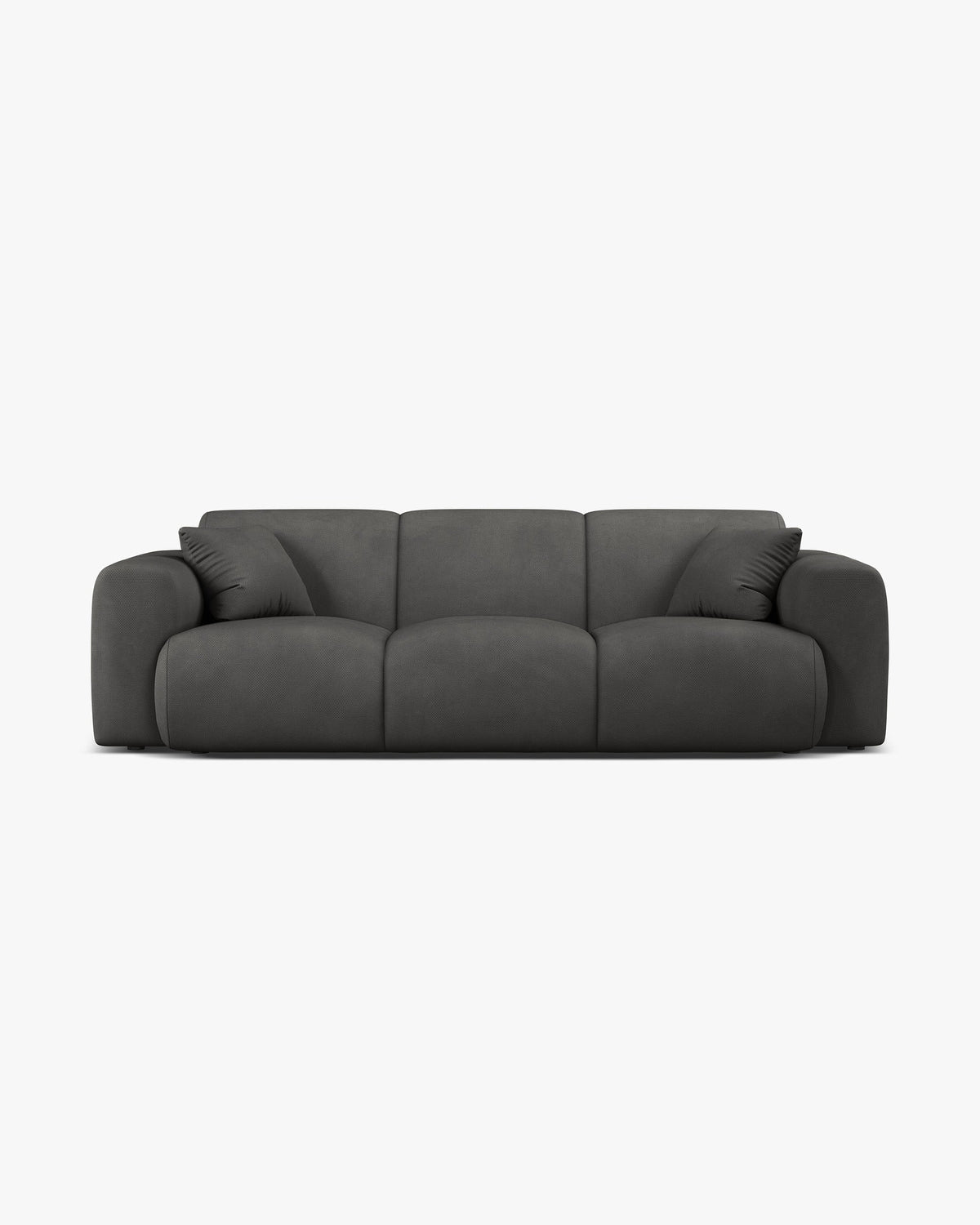 Molino sofa (235 cm) – Šenilja (Rebel) – Tamno siva