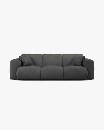 Molino sofa (235 cm) – Šenilja (Rebel) – Tamno siva