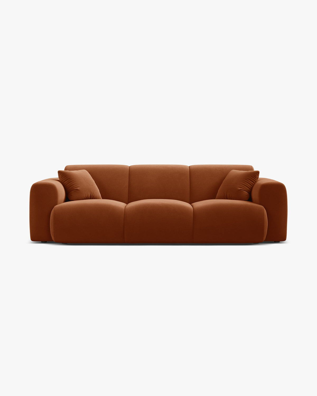 Molino sofa (235 cm) – Velvet (Casino) – Terakota