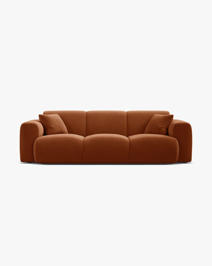 Molino sofa (235 cm) – Velvet (Casino) – Terakota