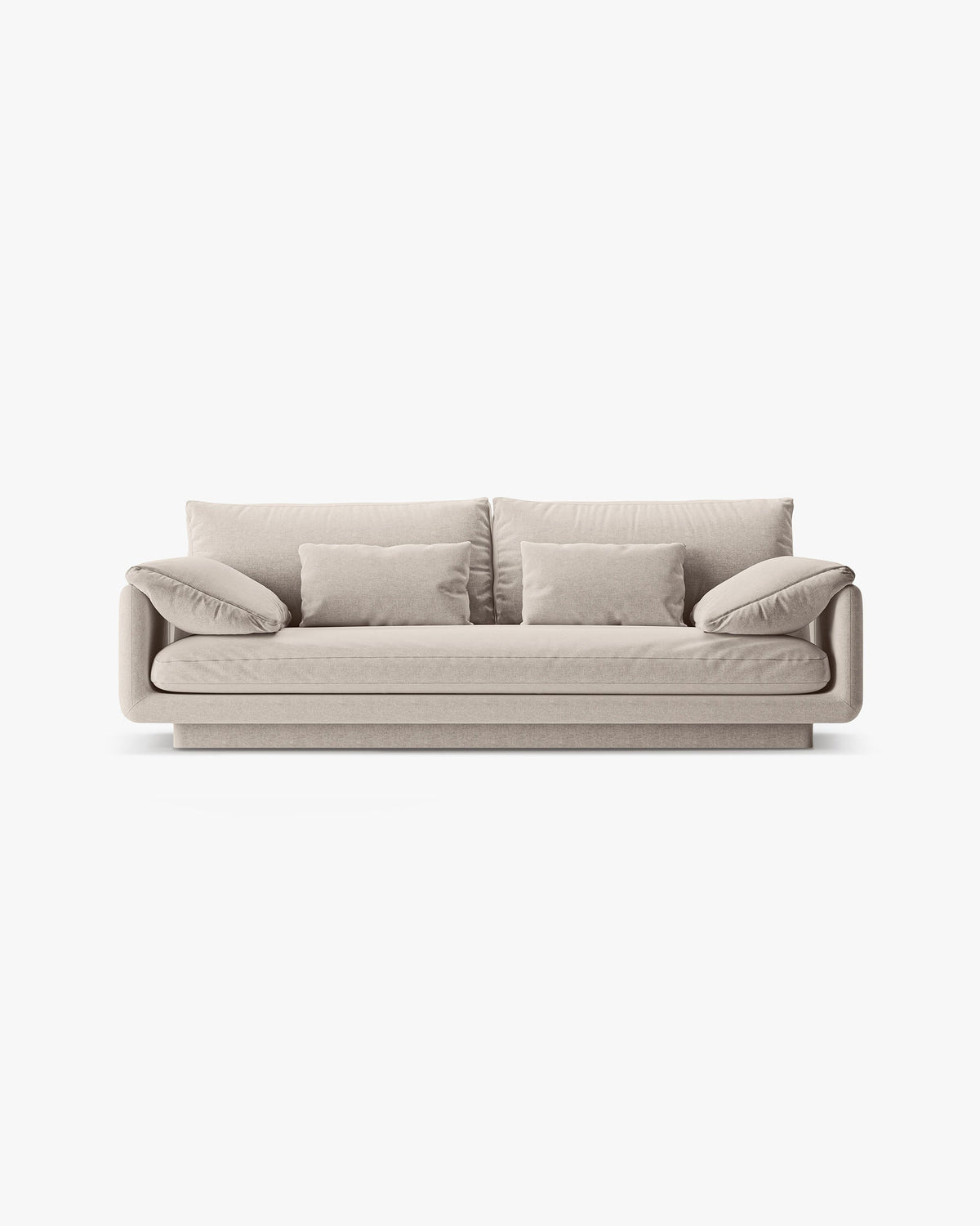 Torino sofa – Strukturirana tkanina (Wind) – Svijetlo bež