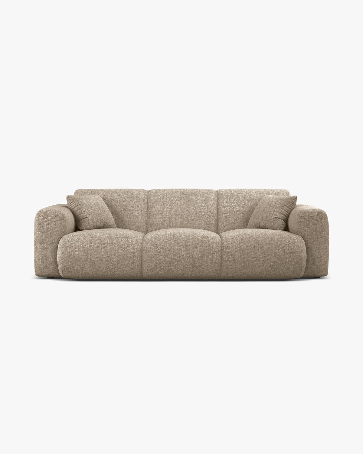 Molino sofa (235 cm) – Šenilja (Eden) – Tamno bež