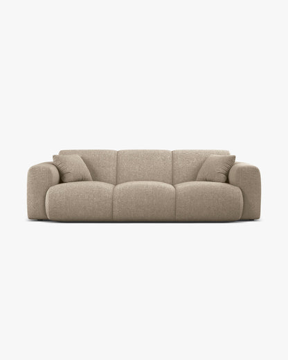Molino sofa (235 cm) – Šenilja (Eden) – Tamno bež