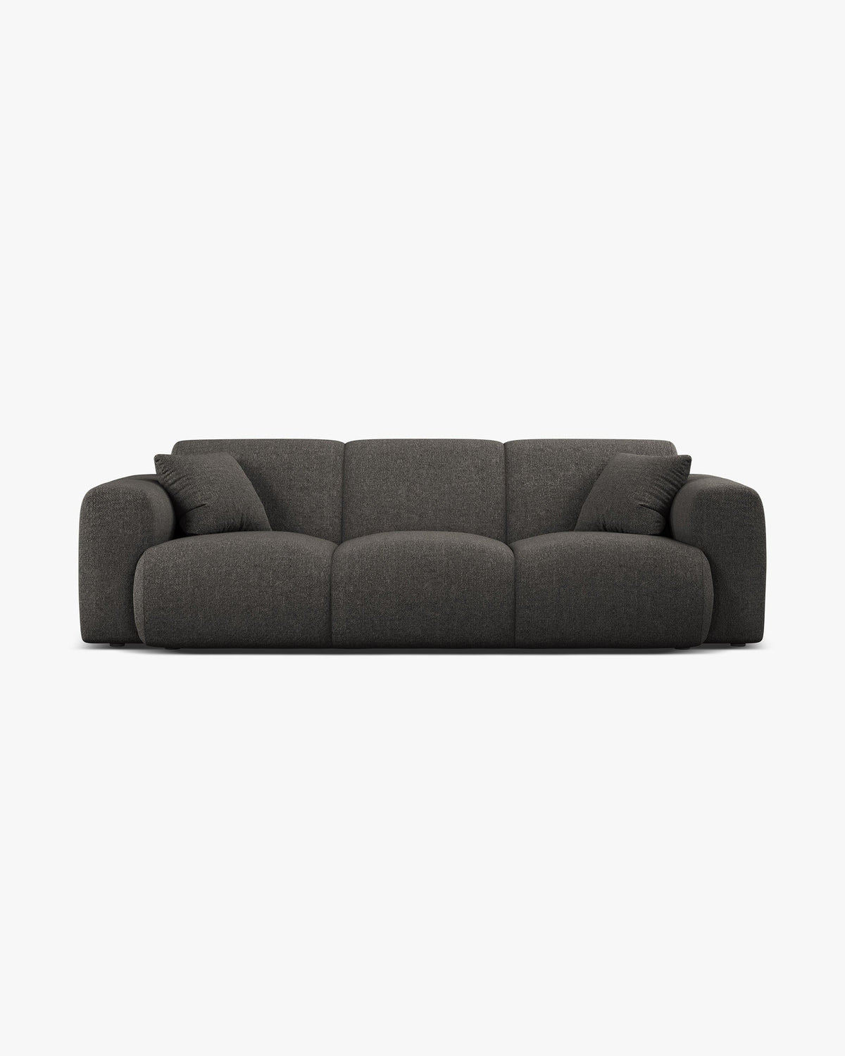 Molino sofa (235 cm) – Šenilja (Eden) – Tamno siva