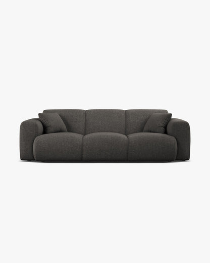 Molino sofa (235 cm) – Šenilja (Eden) – Tamno siva