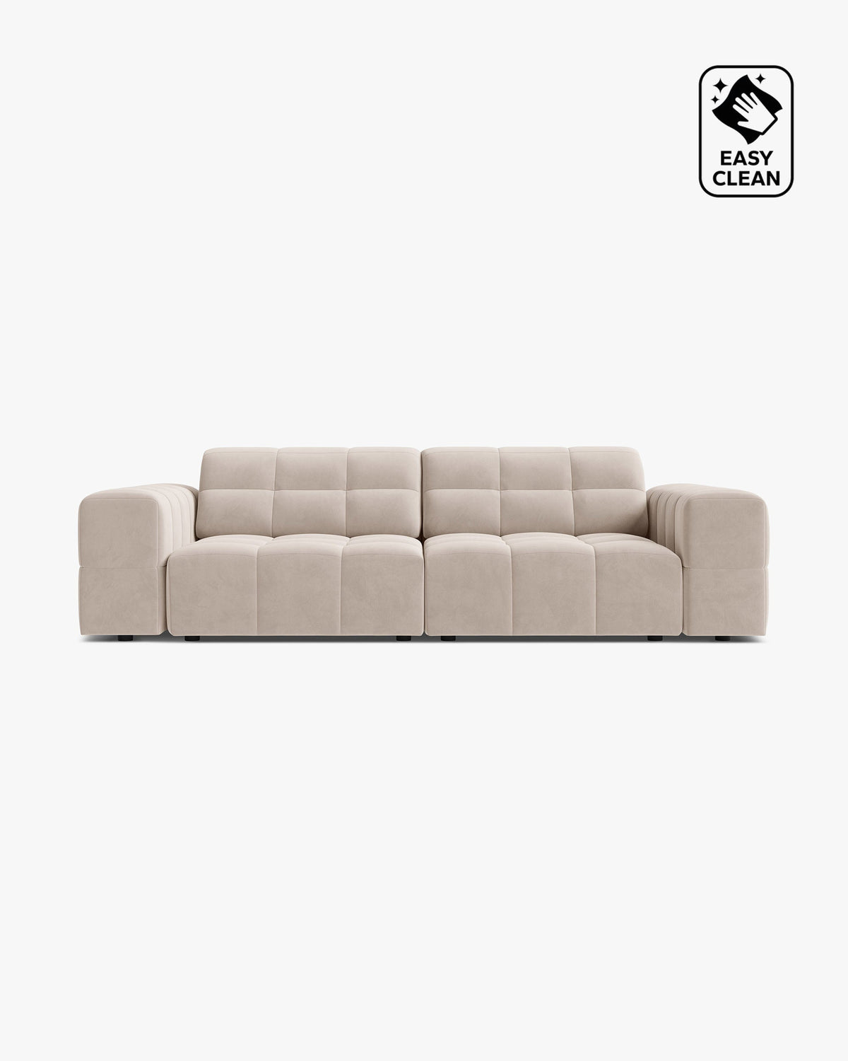 Jennifer sofa – Velvet (Venus) – Svijetlo bež