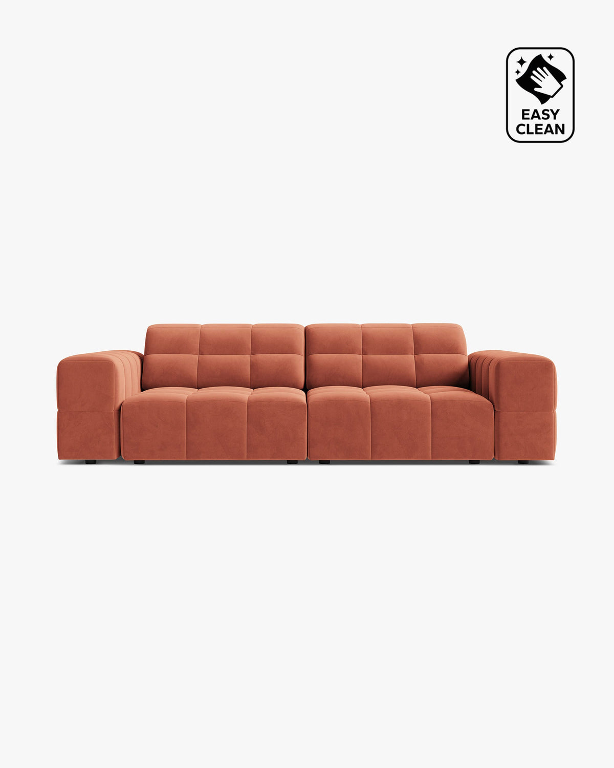 Jennifer sofa – Velvet (Venus) – Coral