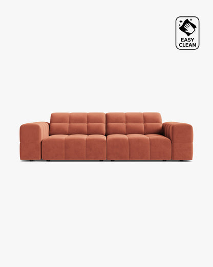 Jennifer sofa – Velvet (Venus) – Coral