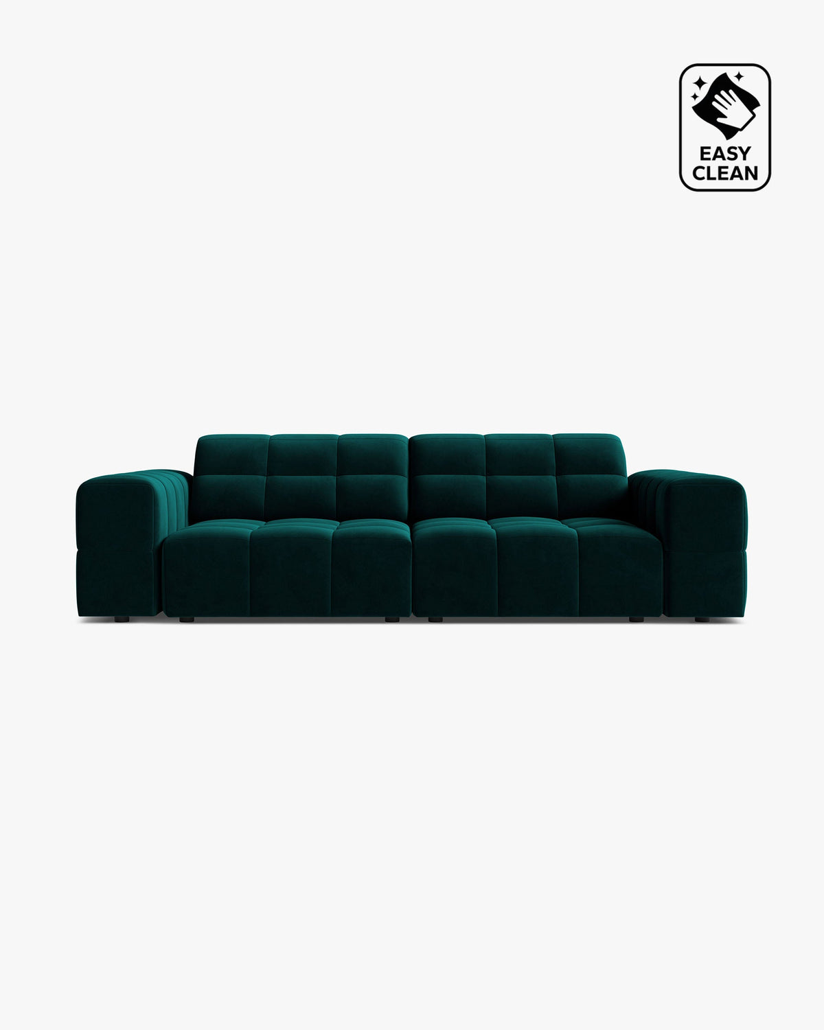 Jennifer sofa – Velvet (Venus) – Deep Petrol