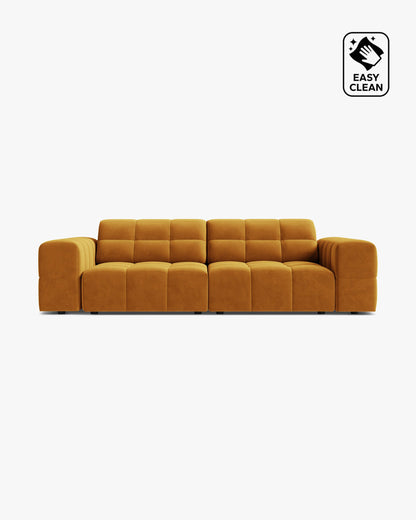 Jennifer sofa – Velvet (Venus) – Žuta