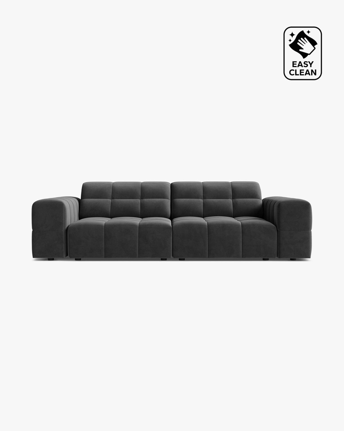 Jennifer sofa – Velvet (Venus) – Siva