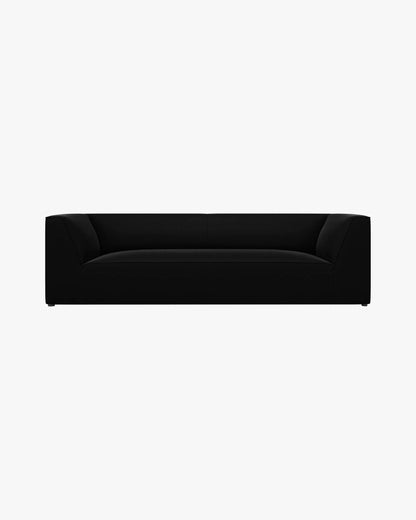 Ruby sofa (232 cm) – Velvet (Salvador) – Crna