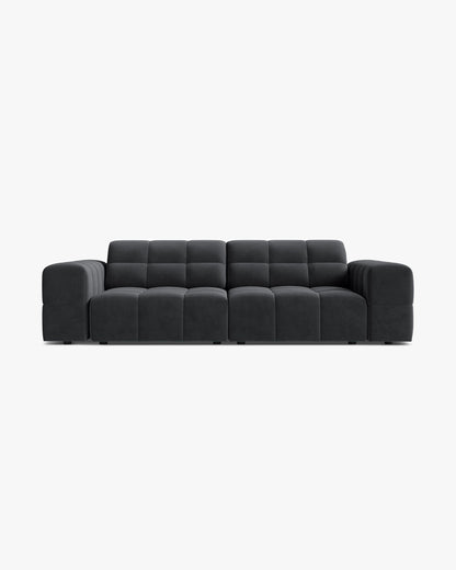 Jennifer sofa – Velvet (Bluvel) – Siva
