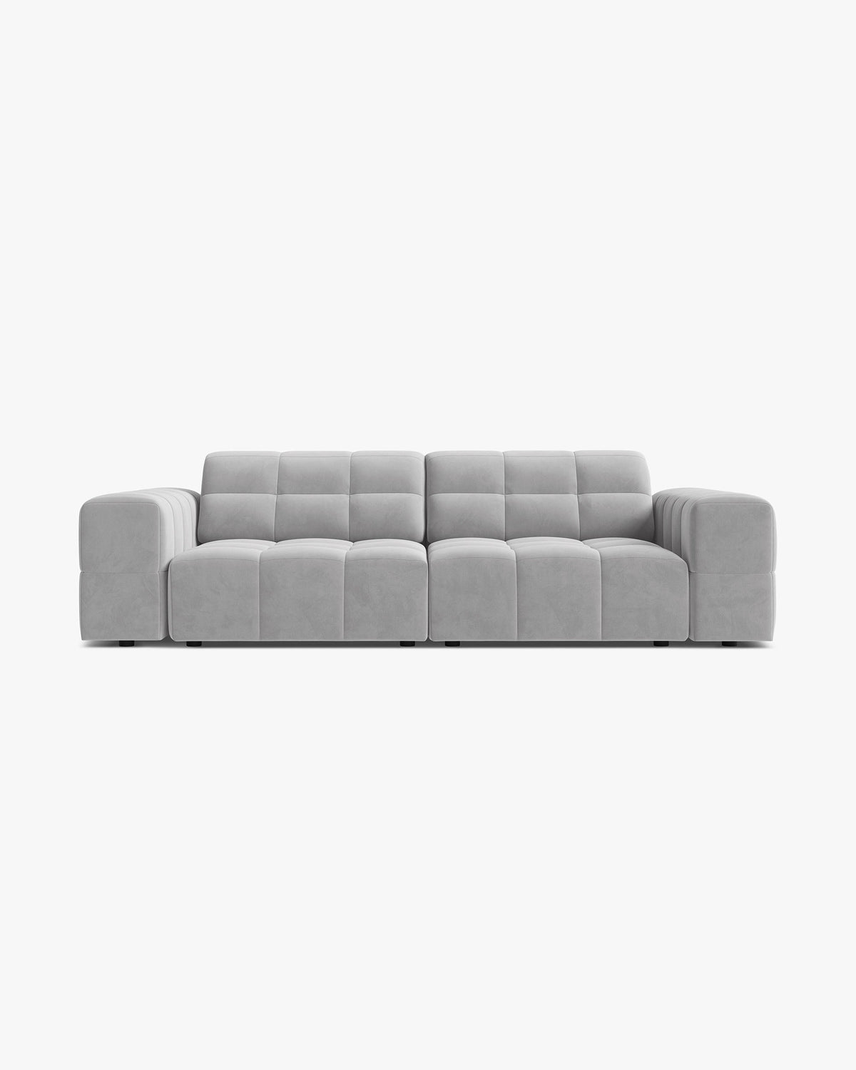 Jennifer sofa – Velvet (Bluvel) – Srebrna