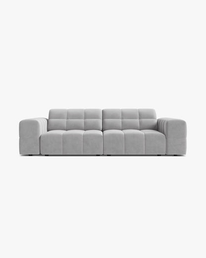Jennifer sofa – Velvet (Bluvel) – Srebrna