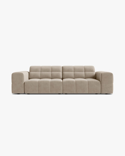 Jennifer sofa – Velvet (Bluvel) – Tamno bež