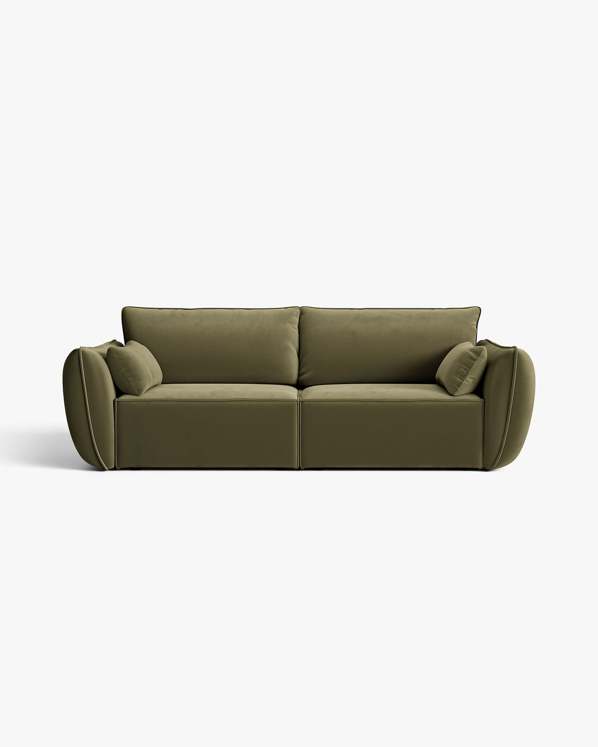 Kaelle sofa – Velvet (Bluvel) – Zelena