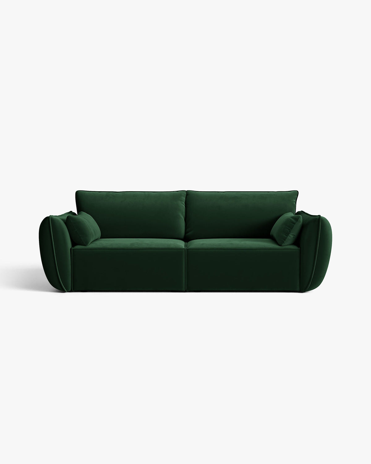 Kaelle sofa – Velvet (Bluvel) – Boca zelena