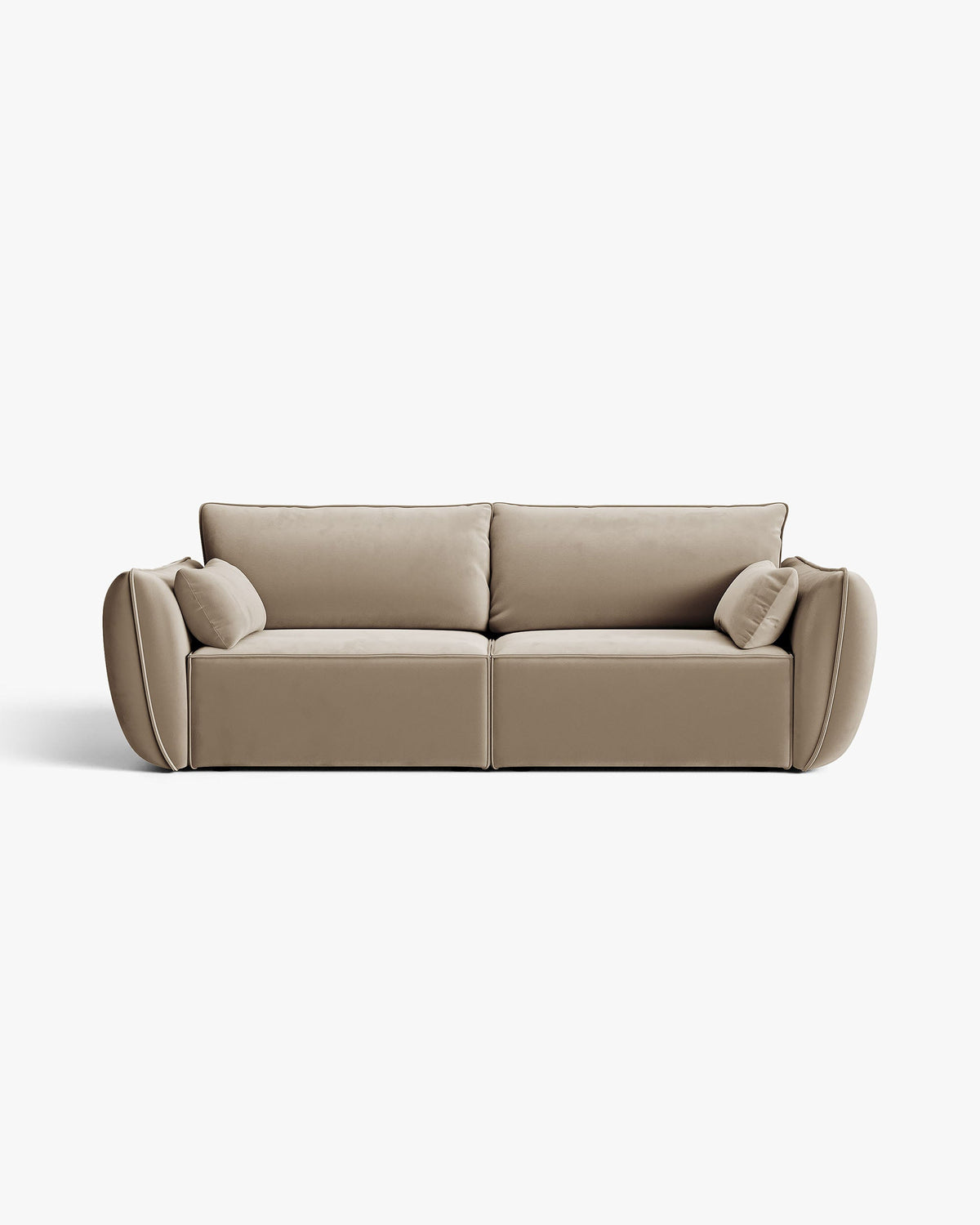 Kaelle sofa – Velvet (Bluvel) – Cappuccino