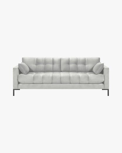 Mamaia sofa – Velvet (Bluvel) – Srebrna