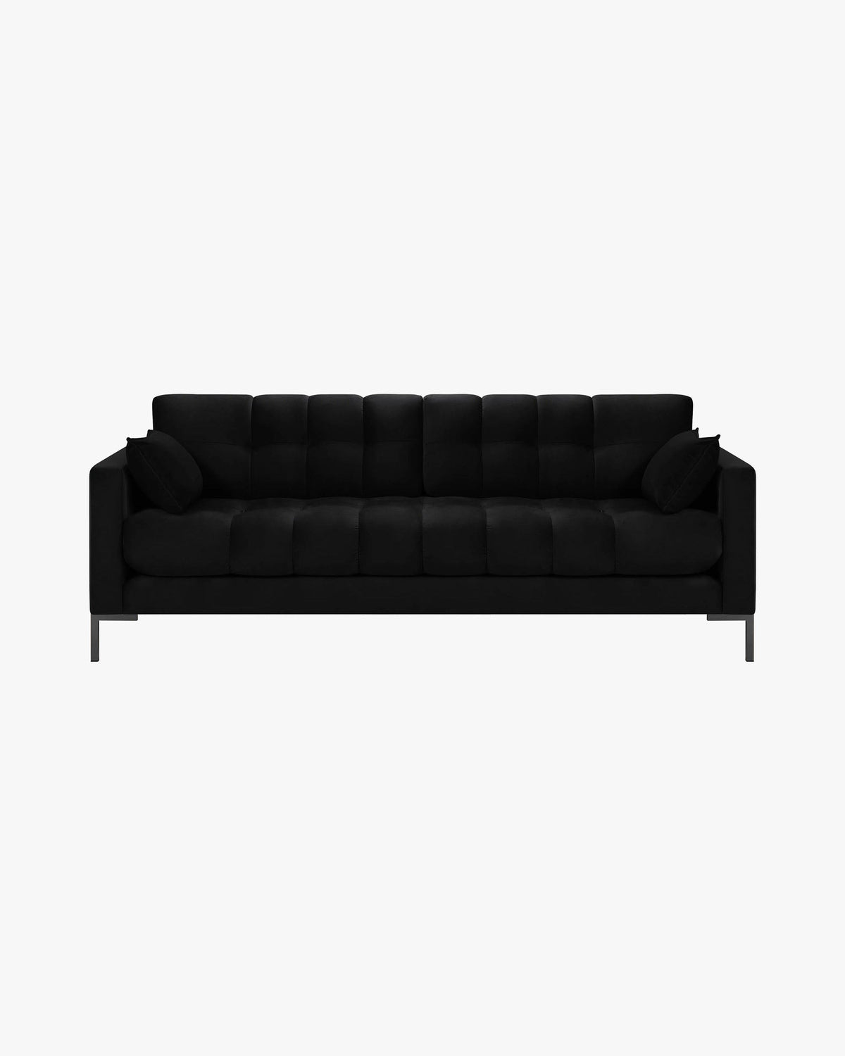 Mamaia sofa – Velvet (Bluvel) – Crna