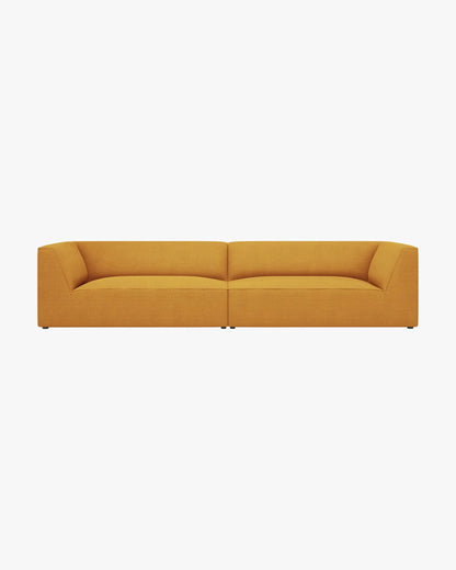 Ruby sofa – Strukturirana tkanina (Ottawa) – Žuta