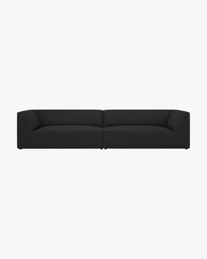 Ruby sofa – Strukturirana tkanina (Ottawa) – Crna