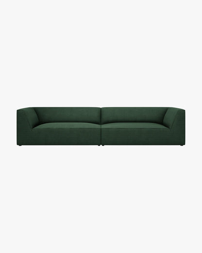 Ruby sofa – Strukturirana tkanina (Ottawa) – Zelena