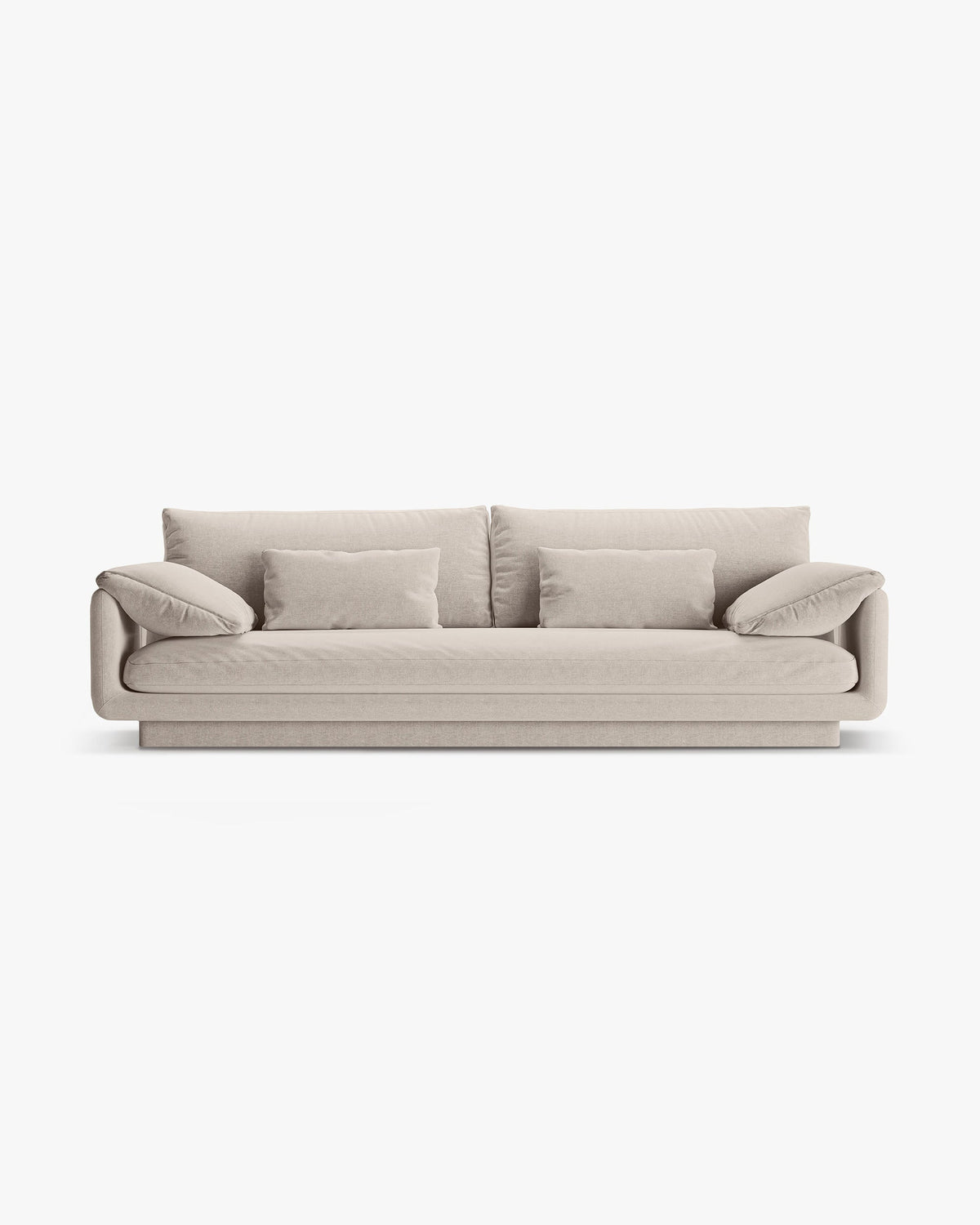 Torino sofa – Strukturirana tkanina (Wind) – Svijetlo bež
