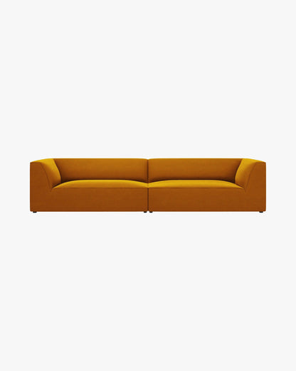 Ruby sofa – Velvet (Salvador) – Žuta