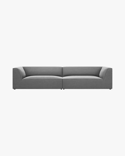 Ruby sofa – Velvet (Salvador) – Siva