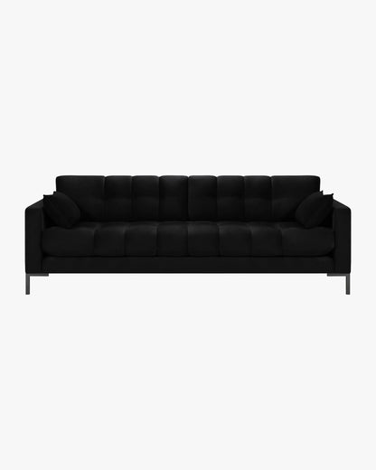 Mamaia sofa – Velvet (Bluvel) – Crna