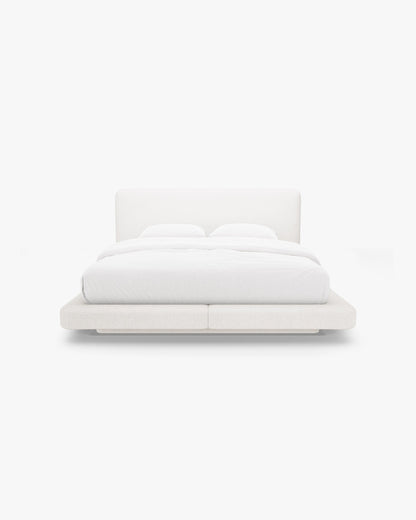 Linea krevet s uzglavljem – Buklé (Baloo) – Bijela / 160 × 200 cm