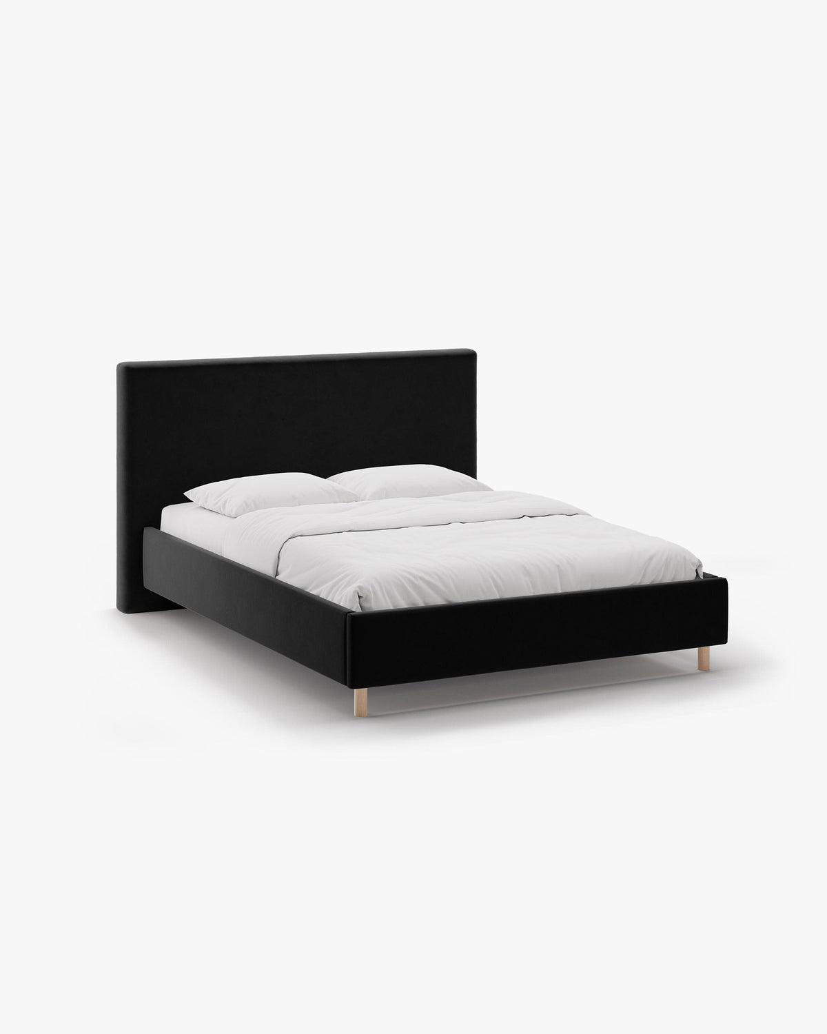 Eloise krevet sa spremištem – Velvet (Magic Velvet) – Crna / 160 × 200 cm