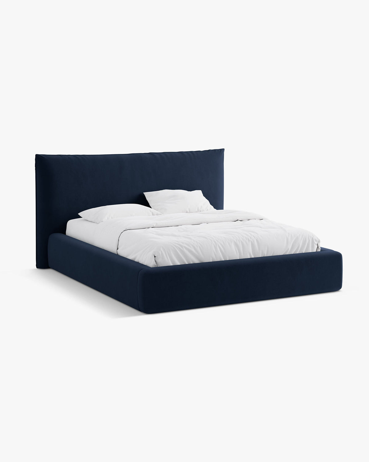 Kaelle krevet sa spremištem – Velvet (Bluvel) – Kraljevsko plava / 160 × 200 cm