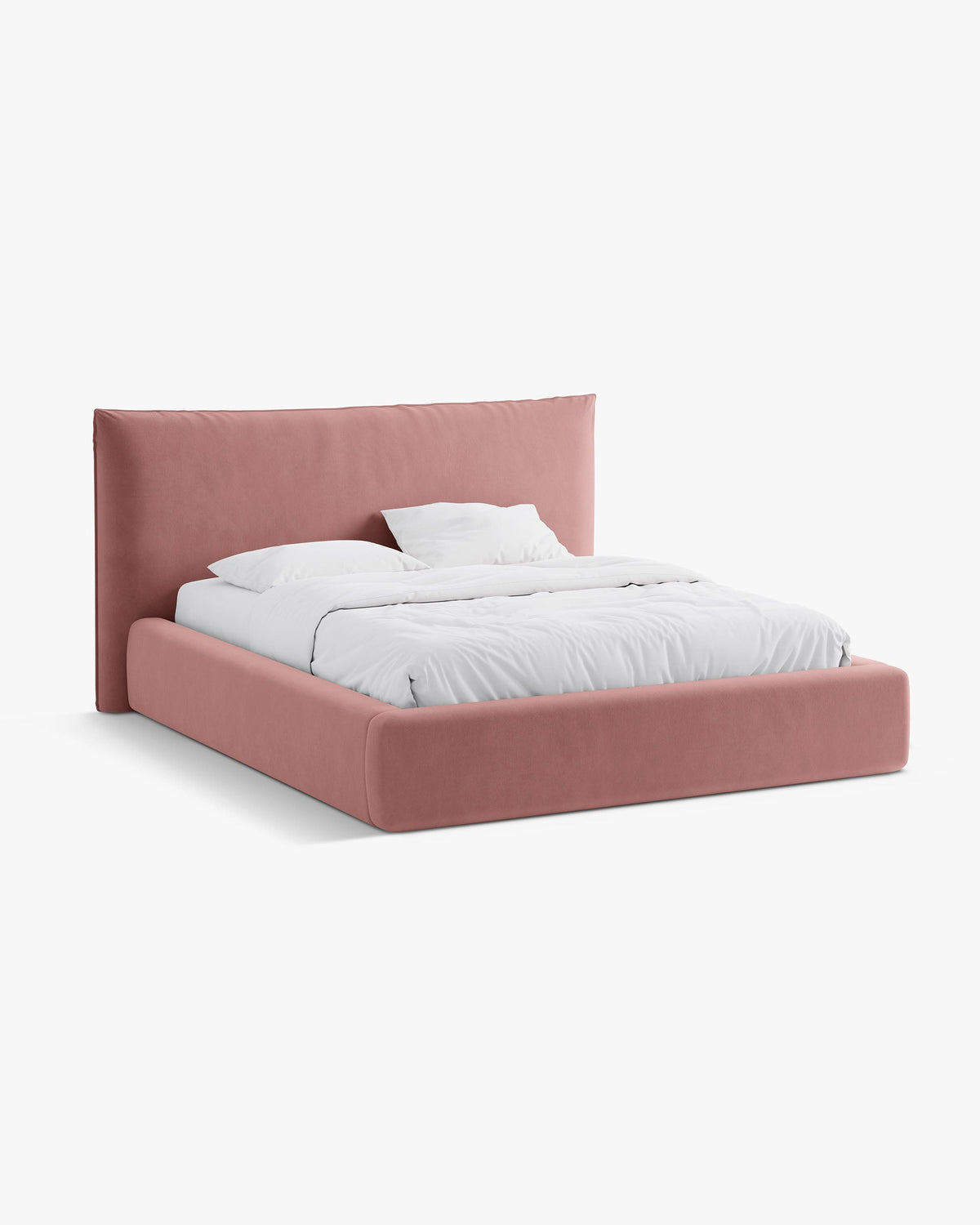 Kaelle krevet sa spremištem – Velvet (Bluvel) – Roza / 180 × 200 cm