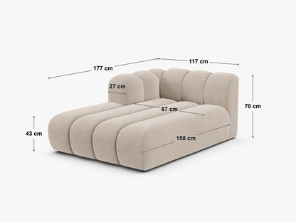 Lupine chaise longue 2 mjesta