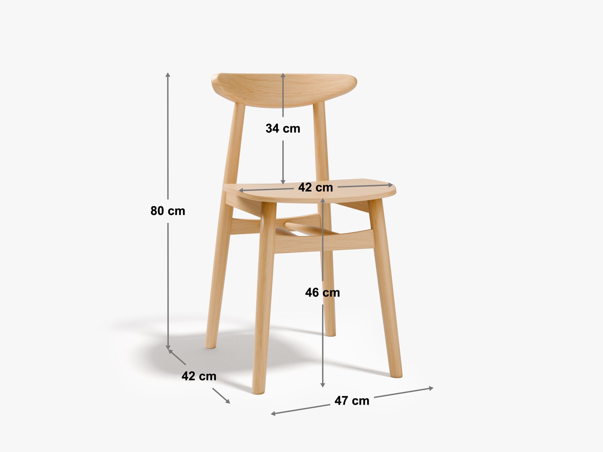 Elie drvena blagovaonska stolica